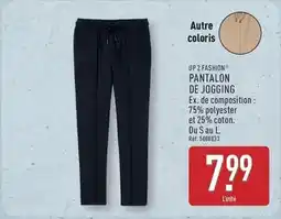 ALDI Up2fashion - pantalon de jogging offre