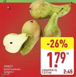 ALDI Poires offre