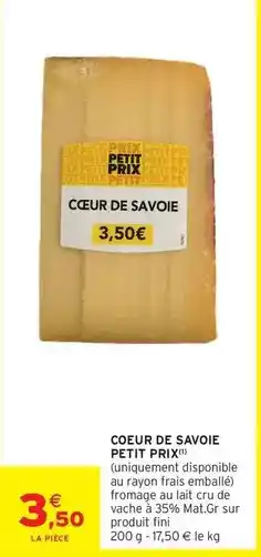 Intermarché Express Fini - coeur de savoie offre