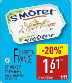 ALDI St moret - 17,8% de mg sur produit fini offre