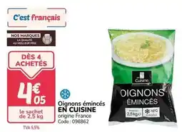 Promocash Oignons émincés offre