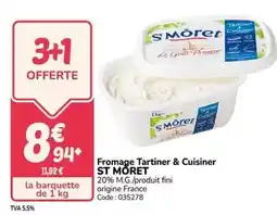 Promocash St moret - fromage tartiner & cuisiner offre