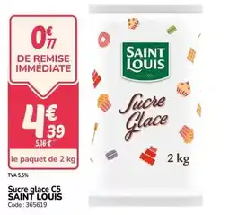 Promocash Saint louis - sucre glace c5 offre