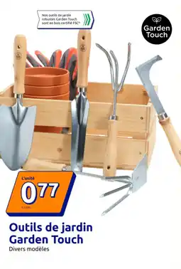 Action Outils de jardin garden touch offre