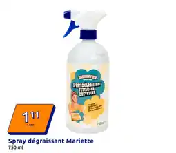 Action Spray dégraissant mariette offre