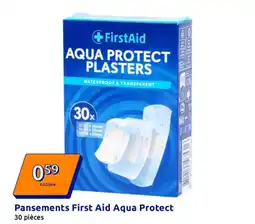 Action Pansements first aid aqua protect offre