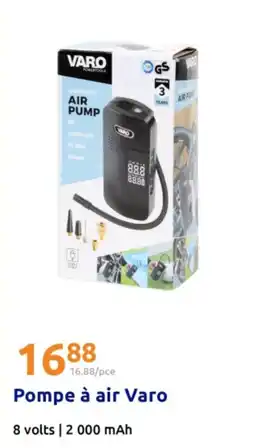 Action Pompe à air varo offre