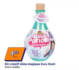 Action Kit créatif slime magique zuru oosh offre