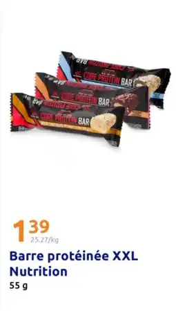 Action Barre protéinée xxl nutrition offre