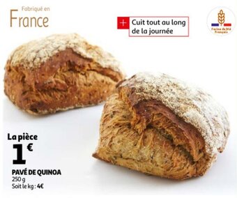 Auchan Pavé de quinoa offre