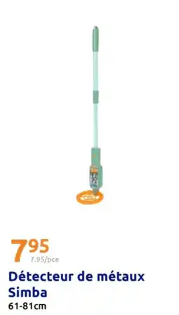 Action Détecteur de métaux simba offre