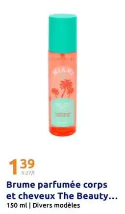 Action Brume parfumée corps et cheveux the beauty offre