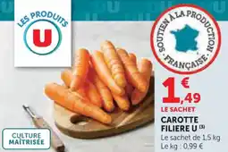 U Express Carotte filiere u offre