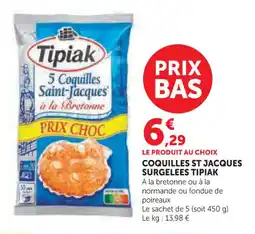 U Express Coquilles st jacques surgelees tipiak offre