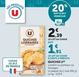 U Express Quiches u offre