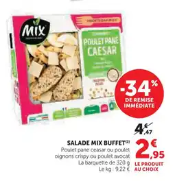 U Express Salade mix buffet offre