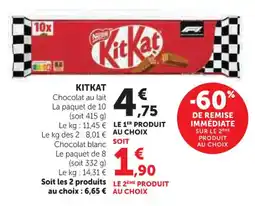 U Express Kitkat offre