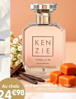 b&m Kenzie eau de parfum vanilla 70 offre
