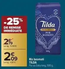 Carrefour Riz basmati offre