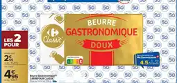 Carrefour Carrefour - beurre soufflémentation offre