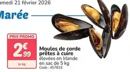 Promocash Promo - moules de corde prêtes à cuire offre