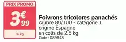 Promocash Promo - poivrons tricolores panaches offre