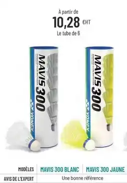 Casal Sport Yonex - mavis 300 blanc offre