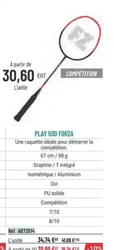 Casal Sport Fz forza - play 500 offre