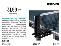 Casal Sport Donic - poteaux/filet easy clip offre