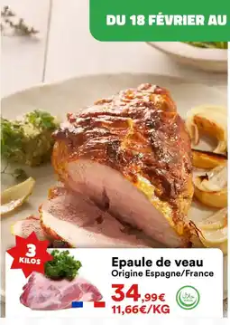 Hmarket Epaule de veau offre