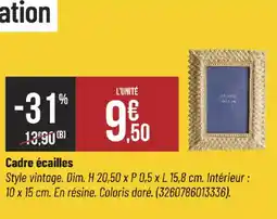 Bricorama Cadre écailles offre