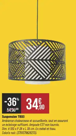 Bricorama Suspension trixi offre