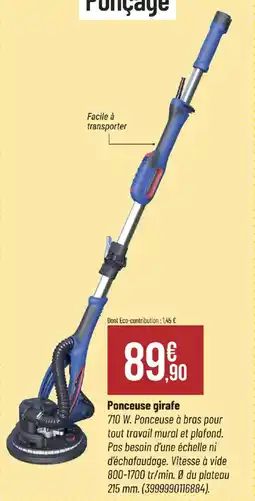 Bricorama Ponceuse girafe offre