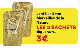 Hmarket Lentilles 4mm Merveilles de la Nature offre