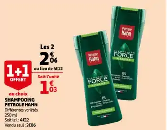 Auchan Shampooing Petrole Hahn offre