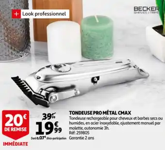 Auchan Tondeuse Pro Métal Cmax offre
