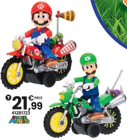 JouéClub Mario ou luigi sur sa moto offre