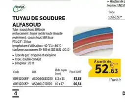 DomPro Tuyau de soudure alfasoud offre