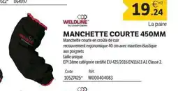 DomPro WELDLINE Manchette courte 450mm offre