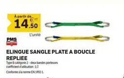 DomPro Elingue sangle plate a boucle repliee offre
