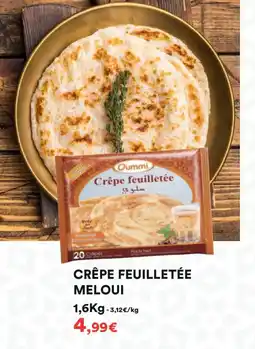 Hmarket Crêpe feuilletée meloui offre