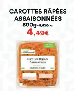 Hmarket Carottes râpées assaisonnées offre