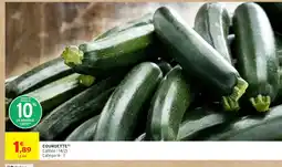 Intermarché Express Courgette offre