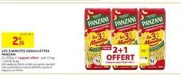 Intermarché Express PANZANI Les 3 minutes coquillettes offre