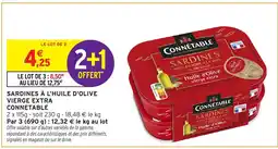 Intermarché Express CONNETABLE Sardines à l'huile d'olive vierge extra offre