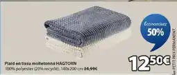 JYSK HAGTORN Plaid en tissu molletonné offre
