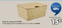 JYSK ESPEN Boîte de rangement offre