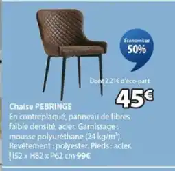 JYSK PEBRINGE Chaise offre