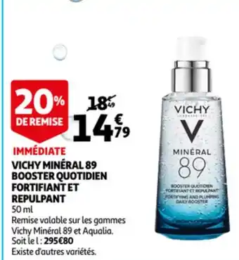 Auchan Vichy Minéral 89 offre