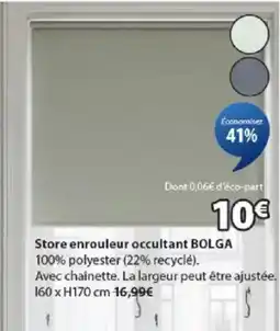 JYSK BOLGA Store enrouleur occultant offre